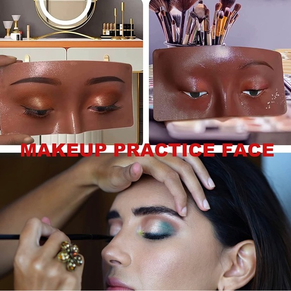 Reusable Practice Makeup Face - Picture 2 of 5